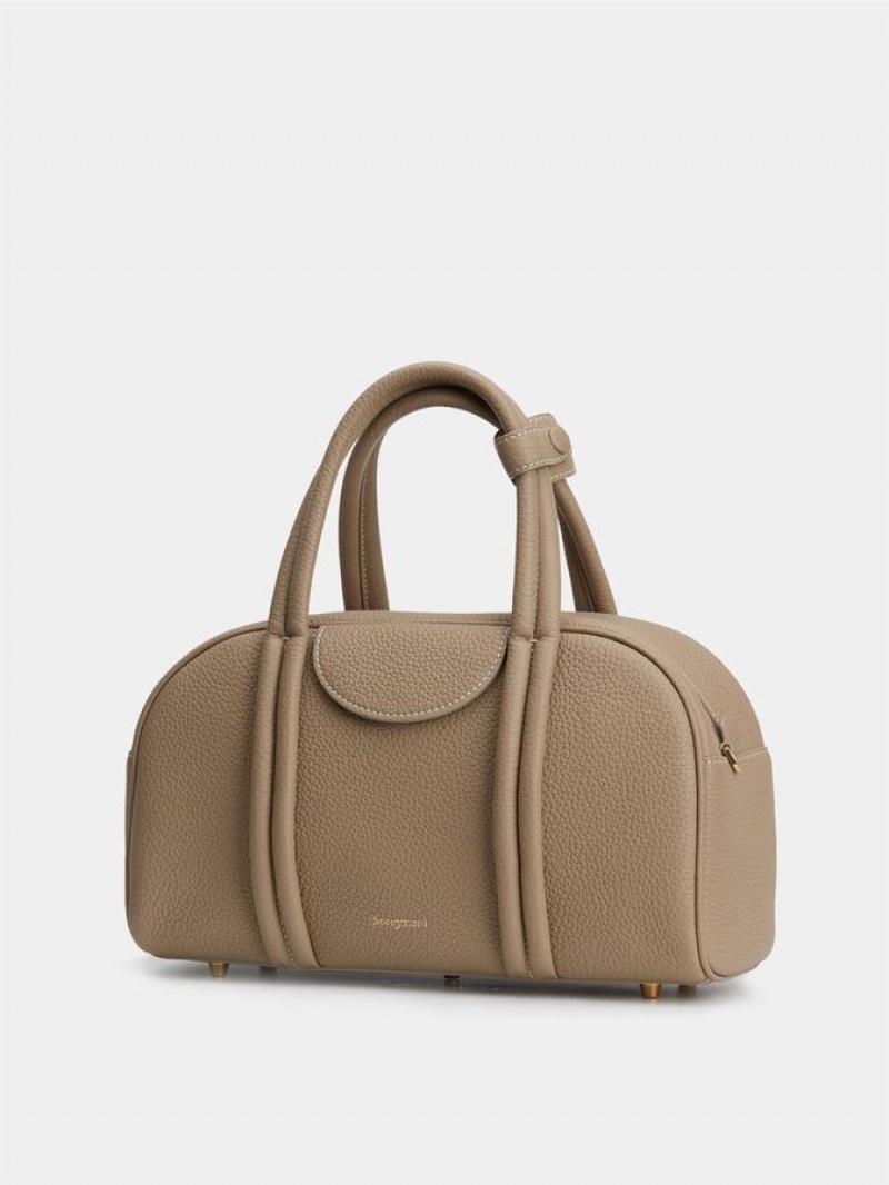 Songmont Bowling Medium Duffle Tasche Damen Khaki | PUW8432ED