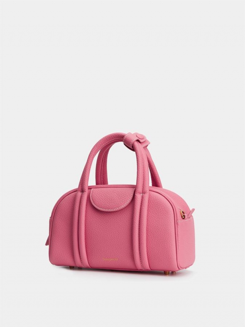 Songmont Bowling Small Duffle Tasche Damen Rosa | PQF1275IT