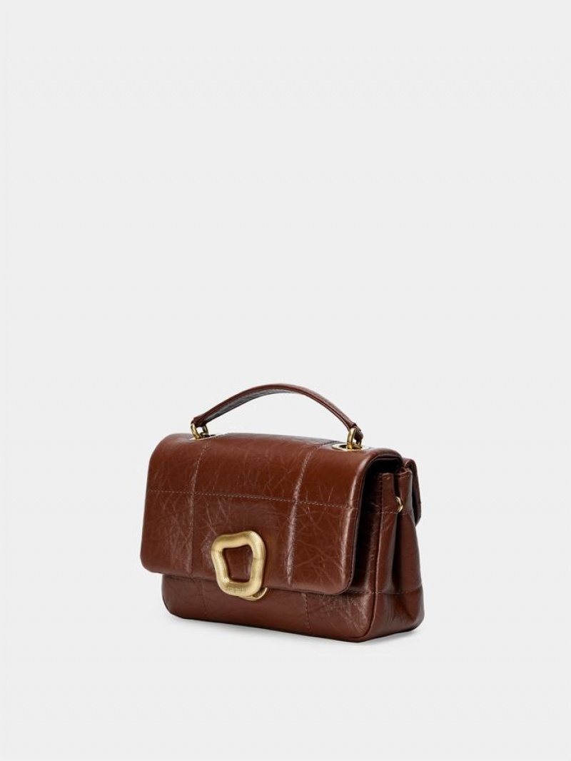 Songmont Chocolate Small Tasche Damen Braun | PTO2168AB